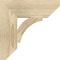 Ekena Millwork Thorton Slat Rough Sawn Bracket, Douglas Fir, 4"W x 14"D x 14"H BKT04X14X14THR06RDF - alternate 4